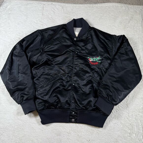 Vintage 1980s Flying Tigers WWII Men’s Bomber Jacket - Picture 1 of 7